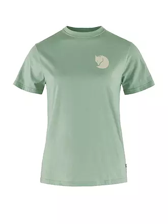 FJÄLLRÄVEN | T-shirt de sport pour femmes Fox Boxy Logo | hellgrün